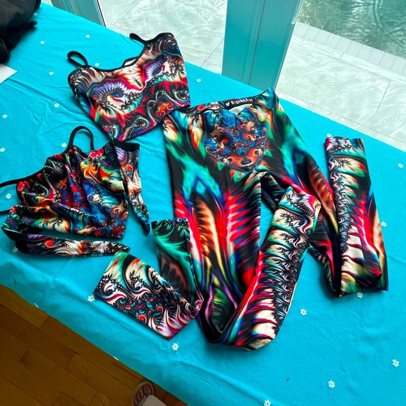 - NWOT Badinka dance wear 5 piece set - Picture 2 of 14